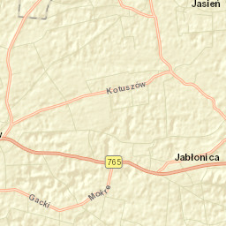 Szydłów Street Map