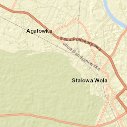 Stalowa Wola Street Map