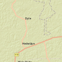 Powiat biłgorajski Street Map