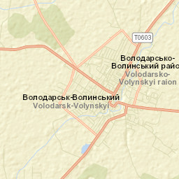 Khoroshiv Street Map