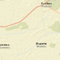 Potiivka Street Map