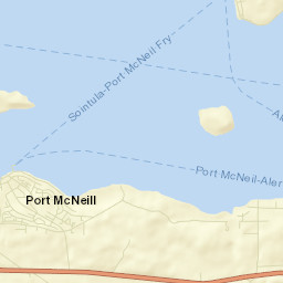 Port McNeill Street Map