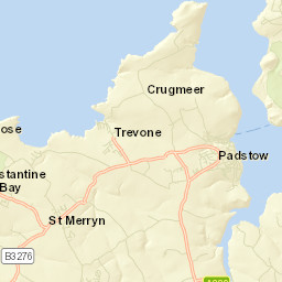 1 Trevone Road, Trevone, Padstow, Cornwall Street Map