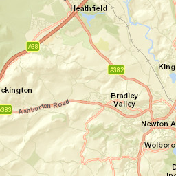 Newton Abbot Street Map
