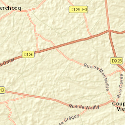 Wailly Street Map