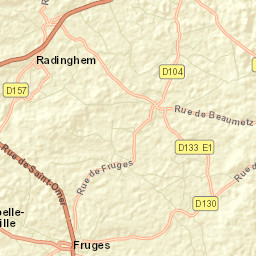 Fruges Street Map