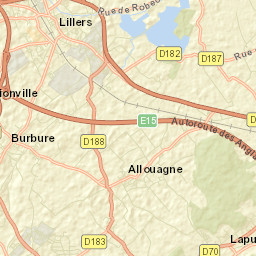 Burbure Street Map