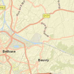 Béthune Street Map