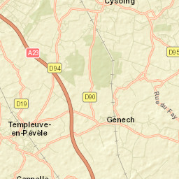Bourghelles Street Map