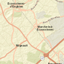 Écaussinnes-d’Enghien Street Map