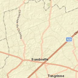 Sombreffe Street Map