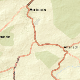 Herbstein Street Map