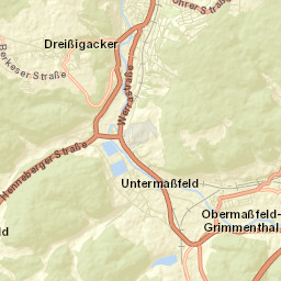 Obermaßfeld-Grimmenthal Street Map
