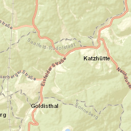 Katzhütte Street Map