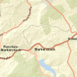 Markersbach Street Map