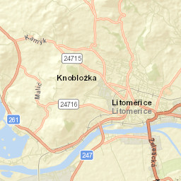 Litoměřice Street Map