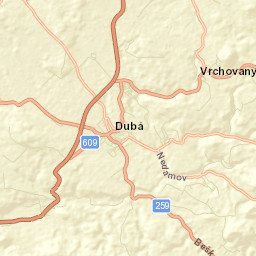 Dubá Street Map
