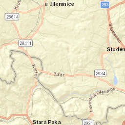 Studenec Street Map