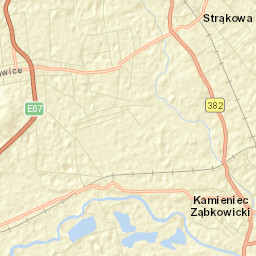 Powiat ząbkowicki Street Map