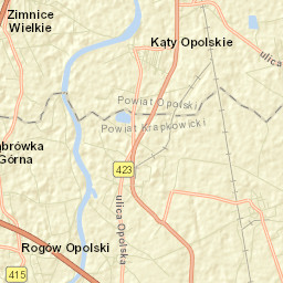 Górażdże Street Map
