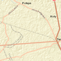 Tworóg Street Map
