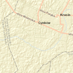 Cynków Street Map