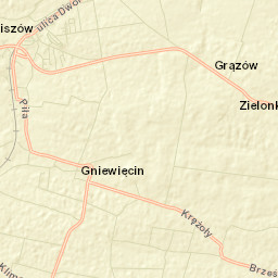 Sędziszów Street Map