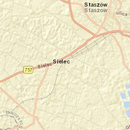 Staszów Street Map