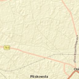 Osiek Street Map