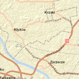 Racławice Street Map