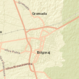 Biłgoraj Street Map