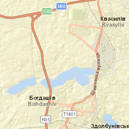 Zdolbuniv Street Map