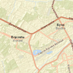 Bucha Street Map