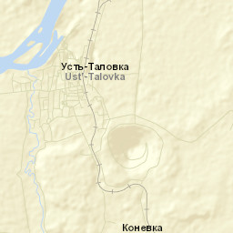 Ūst’-Talovka Street Map
