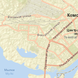 Komsomolsk-on-Amur Street Map