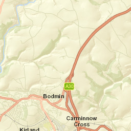 Bodmin Street Map
