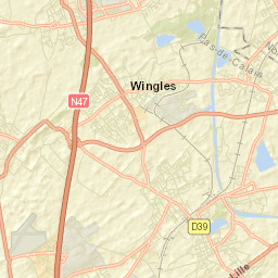 Douvrin Street Map