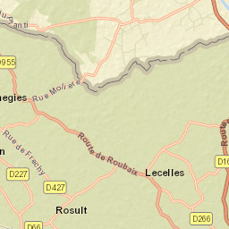 Lecelles Street Map