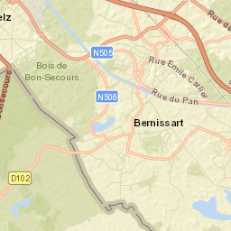 Bernissart Street Map