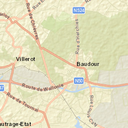Province du Hainaut Street Map