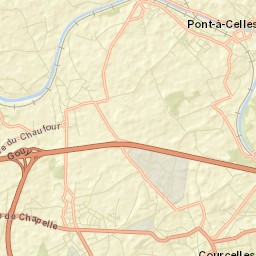Courcelles Street Map