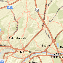 Namur Street Map