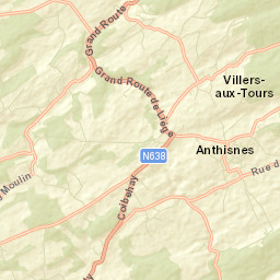 Anthisnes Street Map