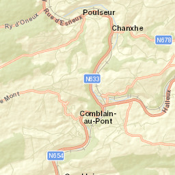 Comblain-au-Pont Street Map