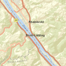Brohl-Lützing Street Map