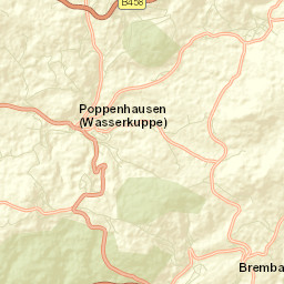 Poppenhausen Street Map