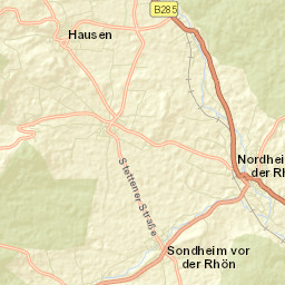 Sondheim vor der Rhön Street Map