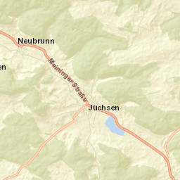 Jüchsen Street Map