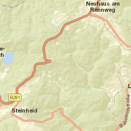 Steinheid Street Map