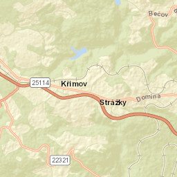 Krásná Lípa Street Map